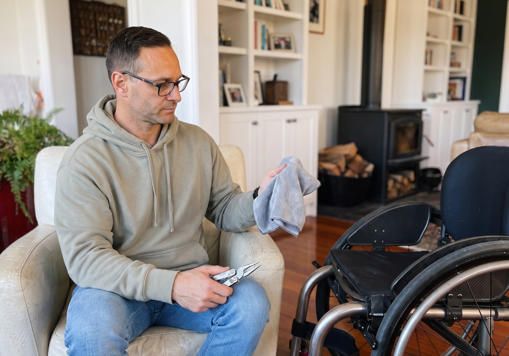 Wheelchair maintenance at home: what you can do yourself.