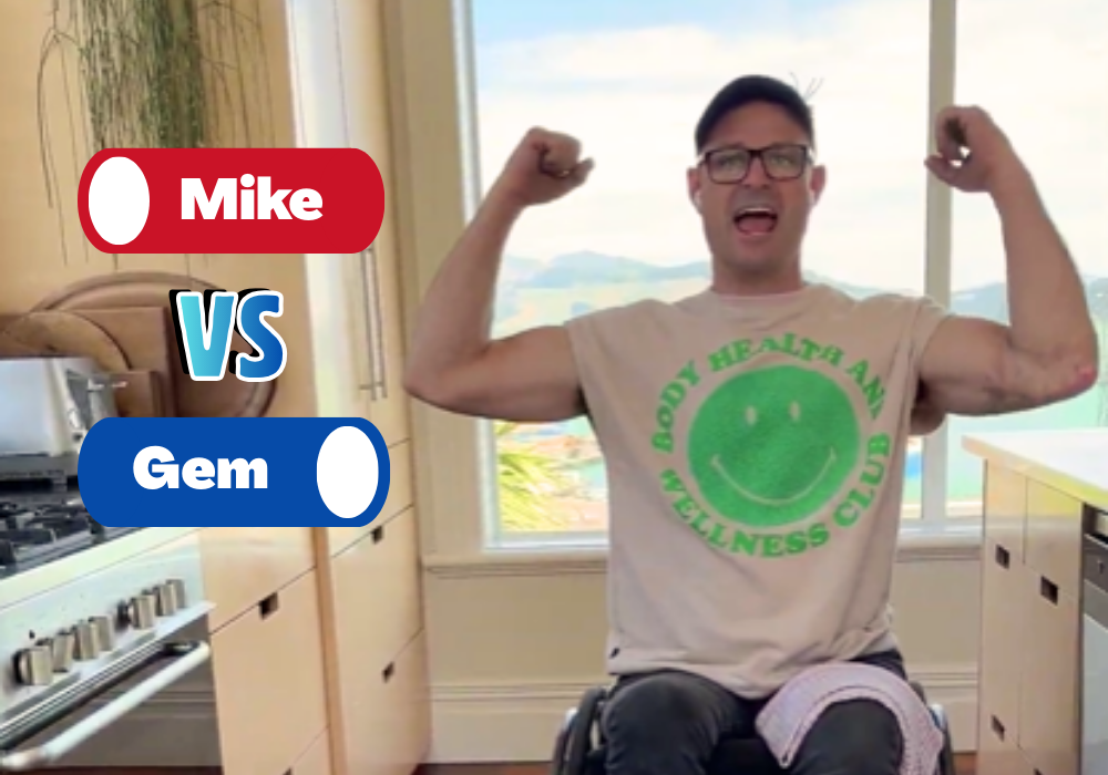Mike vs Gem: wheelchair accessible kitchen showdown. Who will win?