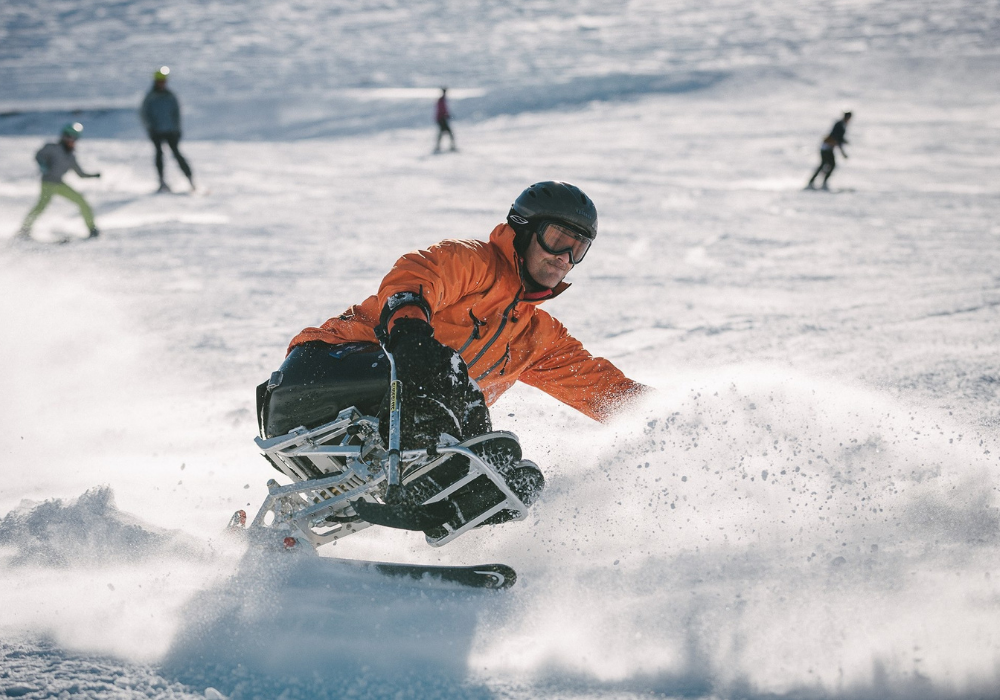 Finding my flow in the snow. A wheelchair user's experience of sit-skiing.