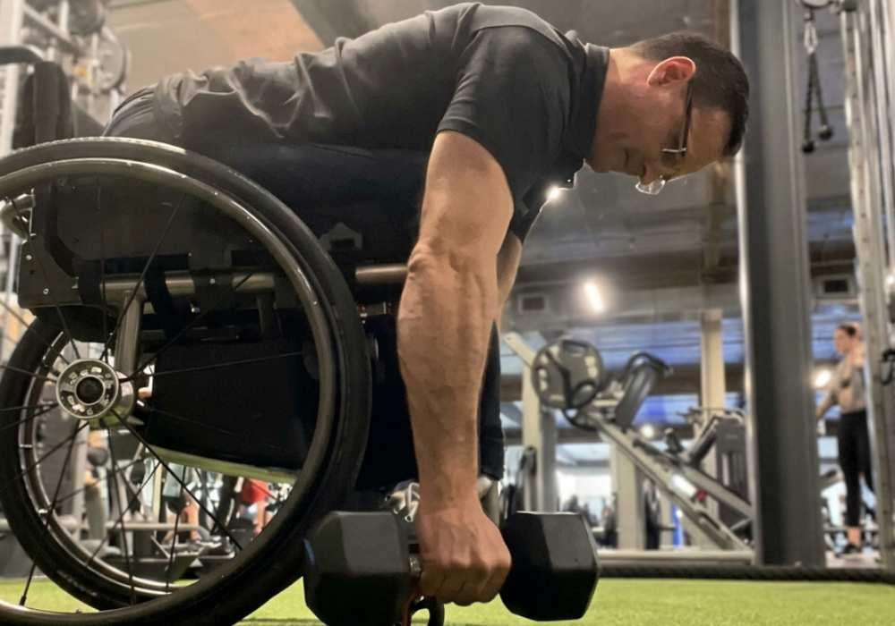 Shoulder exercises for wheelchair users: a 4-move strength routine.