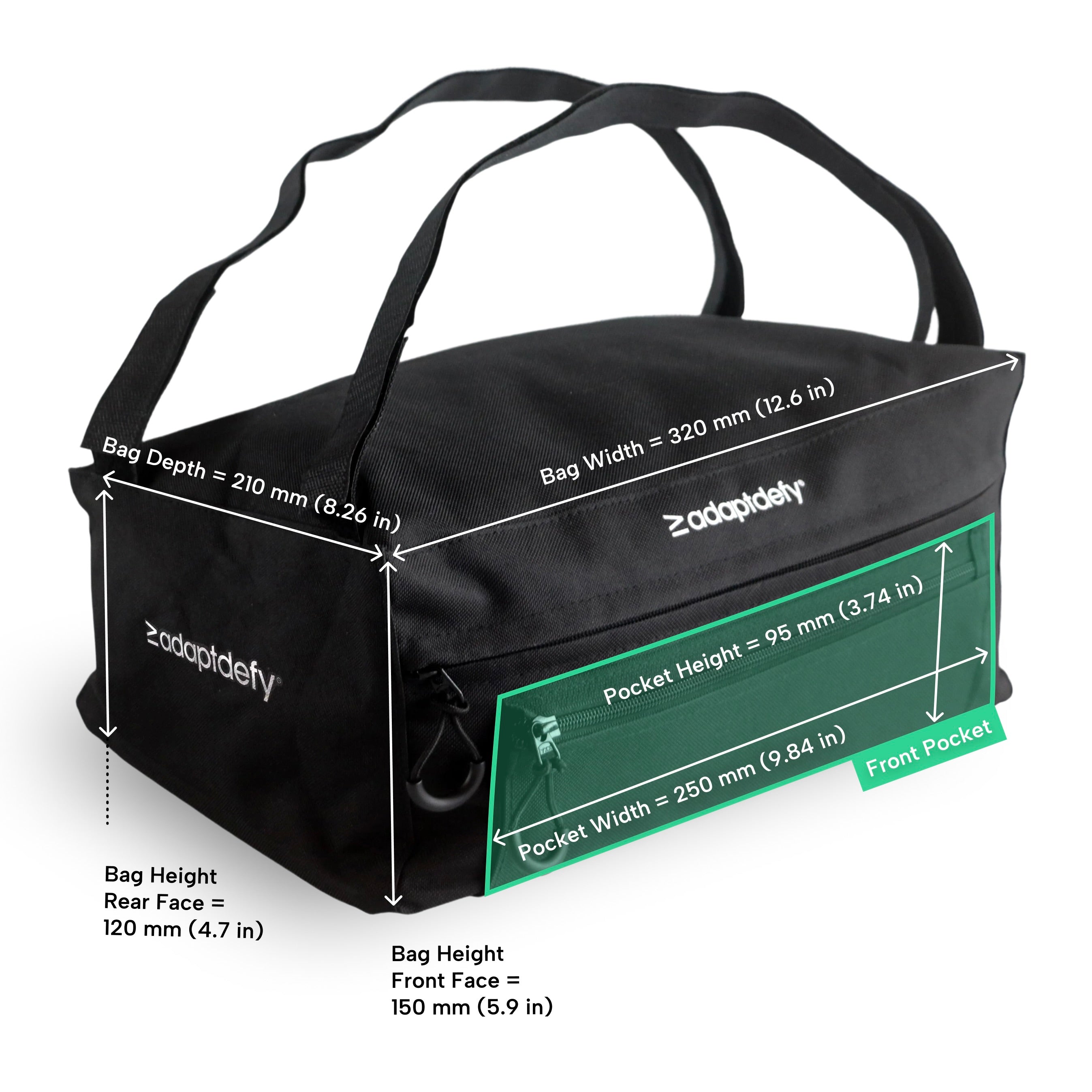 Defiance - Underseat Wheelchair Bag