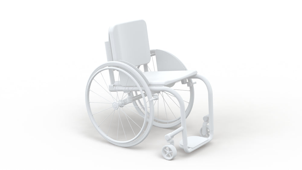 LapStacker - Retractable carry system for wheelchairs