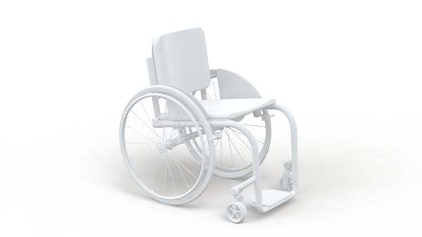 LapStacker - Retractable carry system for wheelchairs