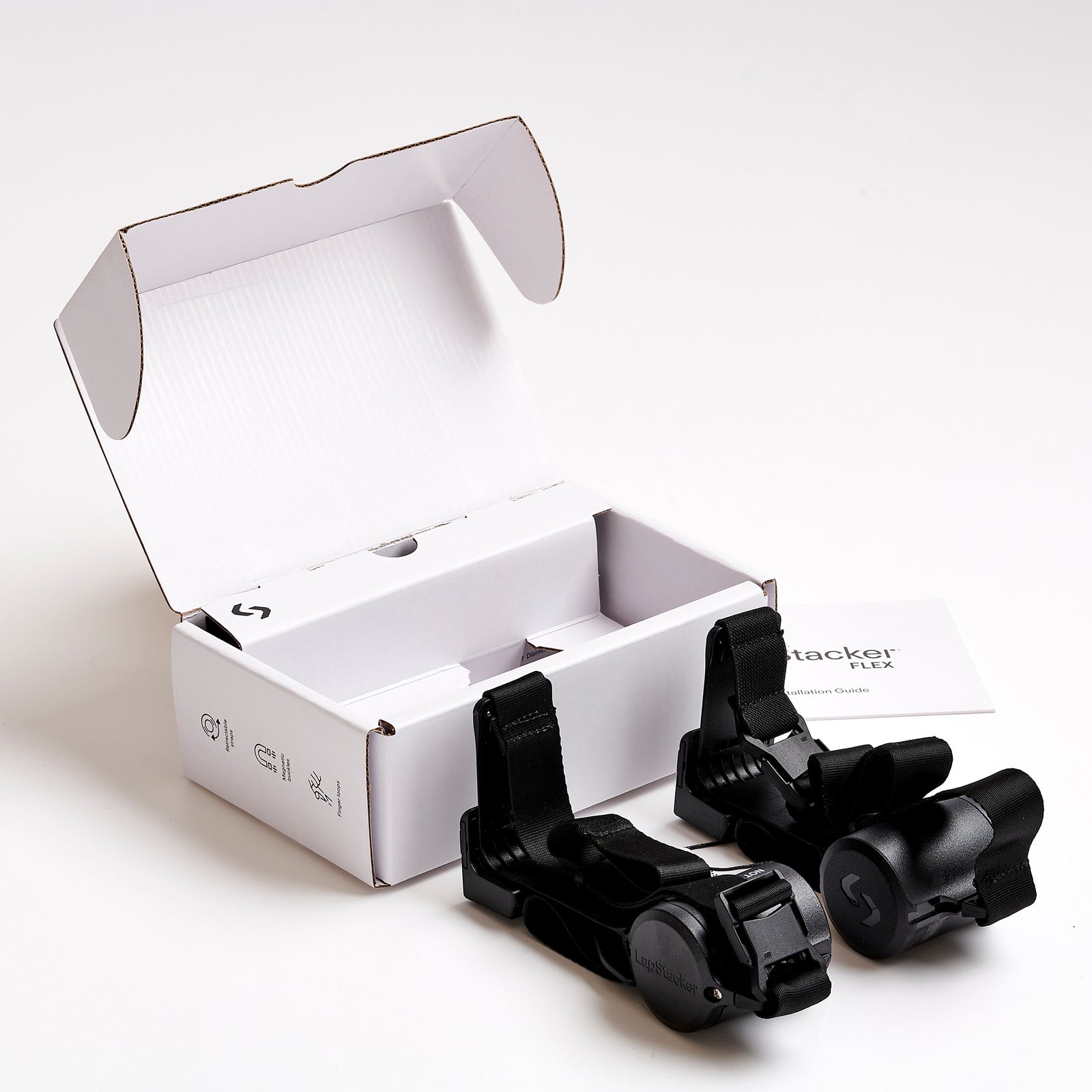 LapStacker Flex Retractable carry system for your wheelchair.